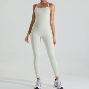 Quick-drying bare-feel beautiful-back yoga wearcasual dance itness tight-fitting abdomen-controlling TM0153-A