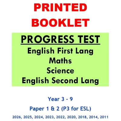 Progress Test Year 3 4 5 6 7 8 9 English Maths Science ESL (Hard Copy)Mild and effective