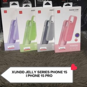 IPHONE 15 PRO MAX 15 PRO 15 14 PRO MAX 14 PRO 13 PRO MAX Case XUNDD LIQUID JELLY MATTE Series Case