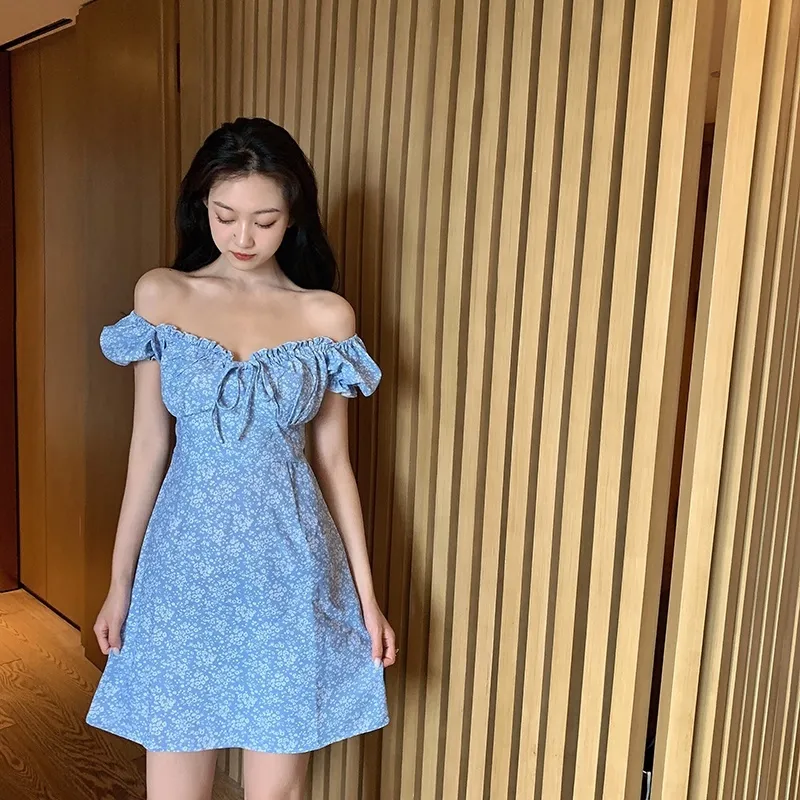 Powder blue best sale casual dress