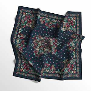 LP Bandana Slayer Motif PPrint art Skena kalcer viral Merah Hitam