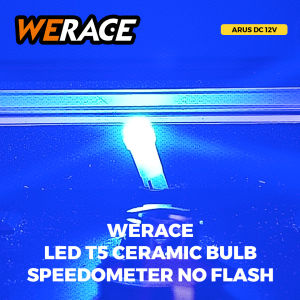 WERACE LED T5 Ceramic Bulb Lampu Speedo Speedometer No Flash Tidak Kedip