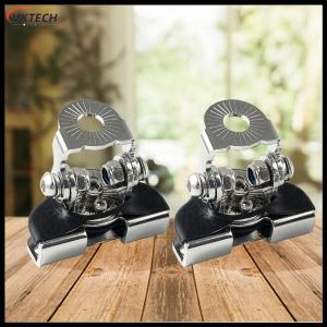 【Vktech】🔥🔥🔥 2pcs Stainless Steel Universal Car Auto Hood LED Work Light Bracket Holders【1-3 days Delivery】