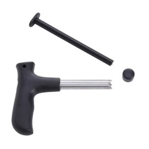 ZYJC MALL Plastic Handle Coconut Opener Stainless Steel Punch Coconut Opening Tool Safe Tap Drill Coco Water