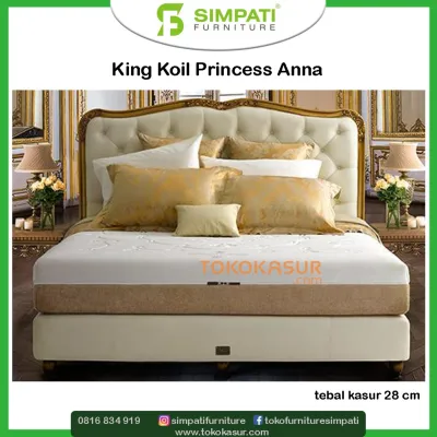 King Koil Princess Anna Full Latex 200X200 Kasur Tanpa Divan/Sandaran