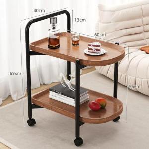 Movable Bedside Table Coffee Trolley Table Living Room Table Side Table Balcony Corner Table Modern Nordic Small Table