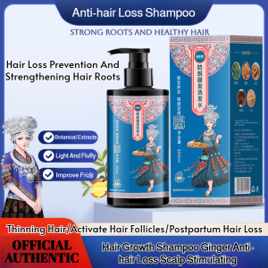 Hair Growth Shampoo Ginger Anti-hair Loss Scalp Stimulating Hair Care Shampoo Ginger Plant Extract Shampoo No-Hair-Damaging Plant-Based 3 in 1 Hair Dye Coloring Shampoo Natural Blackens with One Wash Herbal Hair Dye Dye White Hair Dye Long-Lasting Color