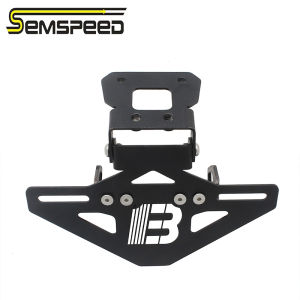 SEMSPEED For Kawasaki Ninja 400 2018-2022 2023 2024 Motorcycle Foldable Rear License Plate Fender Tail Tidy Bracket