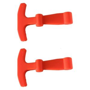 2 Pieces Portable Cooling Latches Enhancing Durability Easy Install Cooling Latches Silicone Camping Cooling Parts