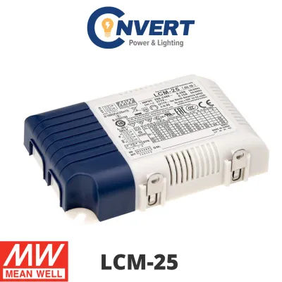 MEAN WELL LCM Series LCM-25 Dimming Constant Current LED Driver for Light/Lamp/LED Strip