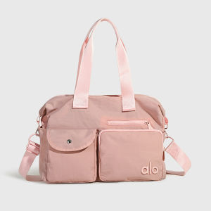 Double Front Pocket Crossbody Bag Thin Wrinkle Resistant Nylon Material ALO Compact Size For Afternoon Shopping City Daily Strol