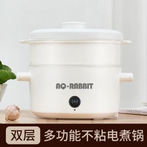 WE 3187 = 双耳多功能电热锅 Double-ear multi-function electric hot pot ☞ 20cm