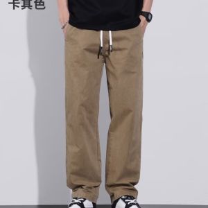 [ Summer New ][ Summer New ]2025 New Trendy Casual Pants Sports Straight Loose High-end Mens Long Pants Spring Autumn Retro Work Pants [ Ultra-Thin Sweat-Permeable ][ Ultra-Thin Sweat-Permeable ]