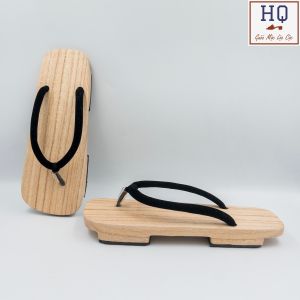Guốc gỗ Nhật Bản dép gỗ xỏ ngón Geta Việt (size nam phiên bản thấp) guốc mộc quai kẹp phụ kiện anime cosplay kimono yukata