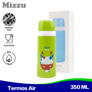 Mizzu Termos Air Stainless Steel 350 ML Monza Vacuum Flask Tempat Penyimpanan Air BPA FREE