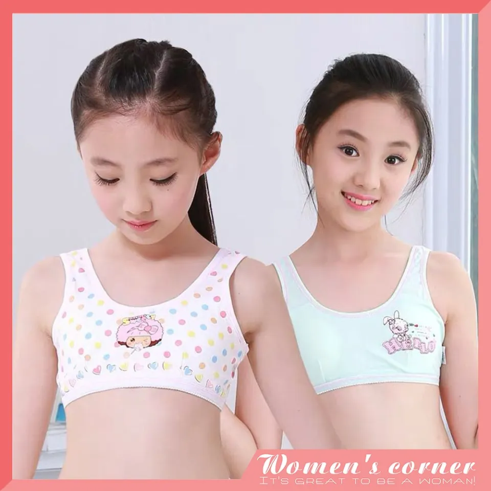 Teen Girls Underwear Cotton Bra Young Girls for Yoga Sports