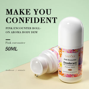 ✨100% Authentic ✨SADOER Natural Deodorant Roll-On Aroma body Dew Invisible Care Anti-Perspirant Long-lasting Fragrance Portable 50ml