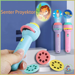 BabyShine Mainan Edukasi Anak Senter Proyektor Gambar Fun Flashligth
