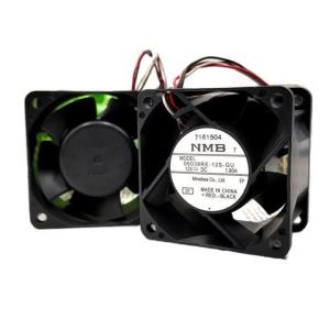 High-Speed 60mm 6cm Fan for NMB 6038RE-12S-GU Waterproof Cooling Fan 12V 1.80A 4-Wire Axial-Flow Inverter Fan