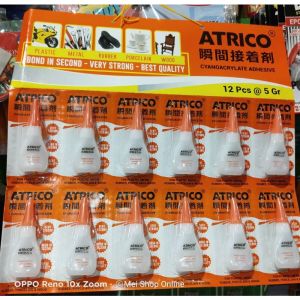 Lem Atrico Botol Glue 12 Pcs