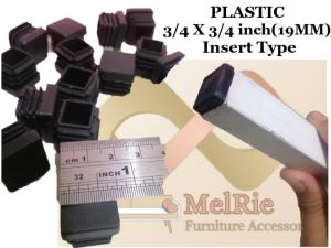 PLASTIC 3/4 X 3/4 inch (19MM) Insert Type Footing for Tubular (sold by 4/12/20/40/100 PCS) Quality Protection that YOU