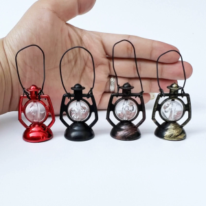 1/12 Oil Lamp for Kids Adult Dollhouse Succulent Landscape Lamp Miniature Furniture Sand Model Layout