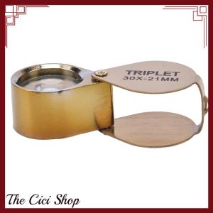 [The Cici Shop] 30x 30x21mm Magnifier Jewelers Eye Tool Jewellery Folding Loupe
