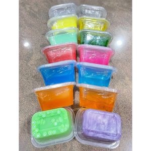 🇲🇾Ready Stock 🔥 越玩越大网红史莱姆起泡胶Fluffy Slime transparency version 280g/diy slime super soft slime mainan budak独角兽爆闪星空史莱姆