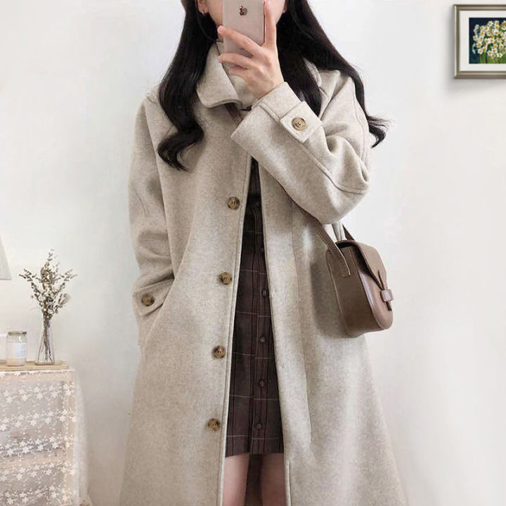 LONG WINTER WOOL KOREAN CARDIGAN SWEATHER KOREA SWEATER OUTER BLAZER WANITA  BAHAN WOOL PREMIUM Lazada Indonesia