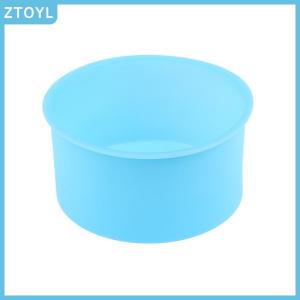 ZTOYL 1Pc 4 Inch Silicone Mini Cake Molds Round Baking Pan DIY Non-Stick Silicone Baking Mold Bakeware Pan Reusable Cake Pans
