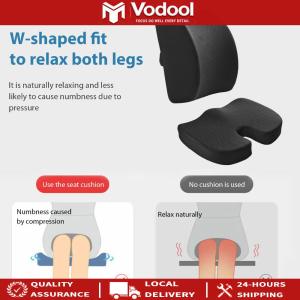 Memory Foam Breathable Ergonomic Chair Cushion with Lumbar Support Sitting Ergonomic Cushions for Office Car Wheelchair
