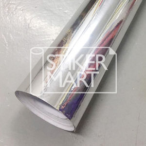 Stikermart PVC Premium Chrome Sticker - Balloon Sticker Car Sticker Craft Sticker Waterproof Metallic Chrome
