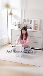 In Stock-Kasut Foldable Shoe Freestanding Transparent Magnetic Shoe Storage Rak Kasut 鞋櫃