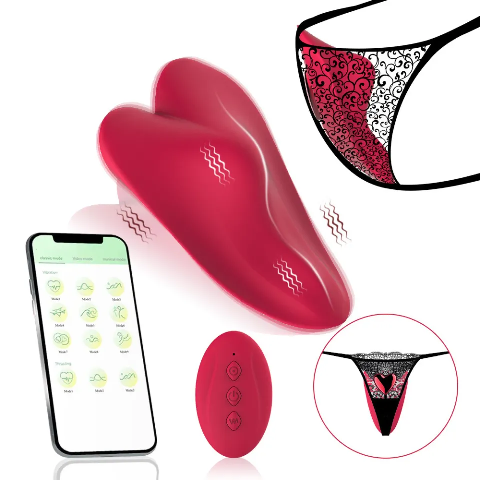Wearable Panty Vibrator for Woman Strong Magnetic Clip App Remote Control Butterfly Clit G Spot Vibrator Mini Vibrating Panties with 9 Modes Invisible Vibrators Adult Sex Toys for Women Rose Red | Wearable Panty Vibrator for Woman Strong Magnetic Clip App Remote Control Butterfly Clit G Spot Vibrator Mini Vibrating Panties with 9 Modes Invisible Vibrators Adult Sex Toys for Women Rose Red |