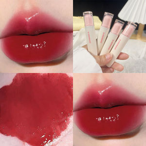 Gel Gloss Tint Liquid Lipstick Crystal Clear Lip Gloss Hydrating Non-sticky Lips Plumper Lip Balm Makeup Jelly Lip Glaze