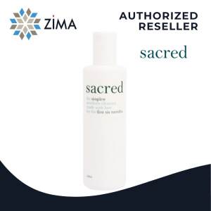 Sacred Newborn Cleanser | Hypoallergenic Hydrating Vegan Plant-based ZERO fragrance | 250ML for Babies Kids Pregnant Women & beyond