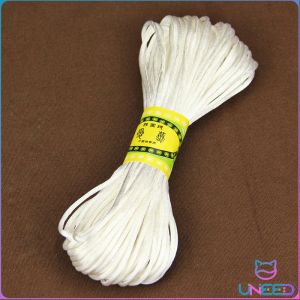 Need Multifunctional 2.5mm wide polyester braided long rope DIY Chinese knot braided 20m/bundle