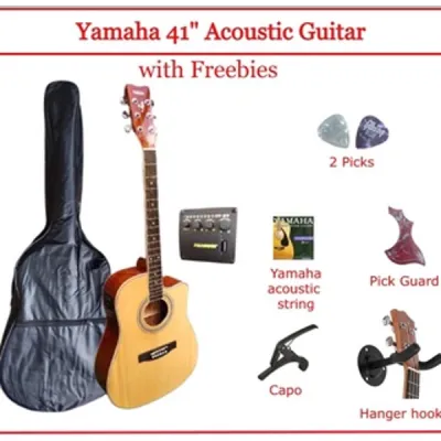 HOT Selling Yamaha Natural Acoustic Guitar F-310 41 Equalizer Pickup Tuner FishmanNatural Wood Spruce With Freebies NEW