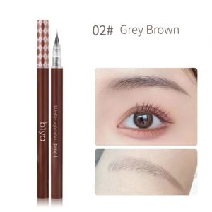 [COD] Waterproof Liquid Eyebrow Pencil 0.01MM BIYA Pensil Alis Waterproof Tahan Lama - 3 Warna