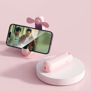 ESFDGL USB Charging Small Fan Portable Cute Mini Fan Silent Cooling Turbo Handheld Fan Dormitory