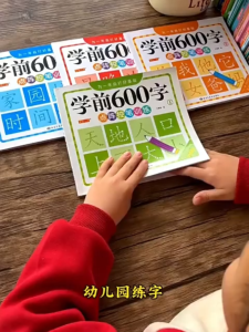 Preschool 600 Chinese Character Handwriting Practice Book Kids Pen Control Stroke Learning Pinyin Writing Workbook Early Education Buku Latihan Menulis Huruf Cina Perkataan Kanak Kanak Latihan Kawalan Pen 学前600字控笔练字本幼儿园儿童识字认字字帖笔顺拼音练习楷书硬笔书法每日一练学前班启蒙教材 B115