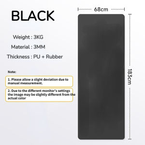 Local Stock 5mm PU Natural Rubber Yoga Mat With Bag Sports Anti Slip Pilates Yoga Environmental Exercise Pad