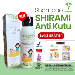Shampo Shirami Shampo Anti Kutu Sampo Anti Kutu Menghilangkan Kutu Untuk Anak dan Dewasa