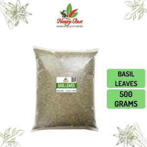 NanaysBest Basil Leaves 500 Grams | Dried Basil Flakes 500g