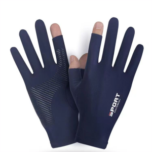 Sarung Tangan Motor Sepeda Pria Wanita Ice Silk Gloves Anti Slip Es Sutra Nyaman dan Bernapas