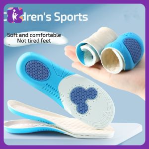 KEEP IT พื้นรองเท้าเด็ก เด็กชายและเด็กหญิง สามารถตัดได้ กีฬาดูดซับแรงกระแทก กันลื่นดูดซับเหงื่อ Childrens insole