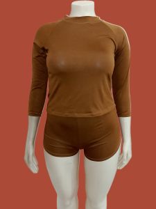 CURVY PLUS SIZE RASH GUARD [ZAKRA]