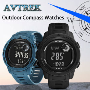 Avtrek Đồng Hồ Thể Thao Ngoài Trời Đồng Hồ Đeo Tay Nam Kỹ Thuật Số Dạ Quang Chống Nước Đa Năng Để Tập Thể Dục Đi Bộ Đường Dài Leo Núi Du Lịch Compass2026