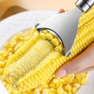 304 Stainless Steel Corn Thresher Stripper Peeler Kitchen Tool Corn Cutter Cob Peeler Stripper Kerne