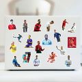 50pcs Football Sports Star Cristiano Ronaldo Stickers DIY Phone Luggage Skateboard Scrapbook Decals. 